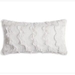 Hudson Park Collection Marble Faux Fur Decorative Pillow, 12 X 22